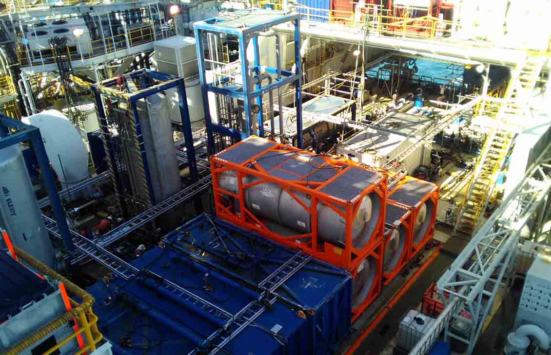 Image showing facility to treat contaminated condensate at the surface, New Zealand